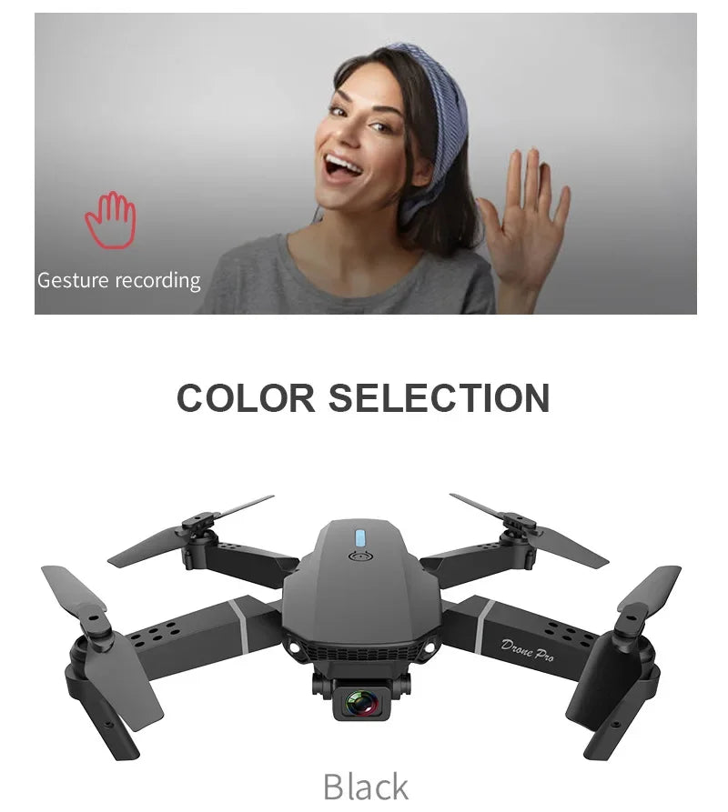 4K Foldable Camera Drone with Obstacle Avoidance | Tidesmit Tidesmit
