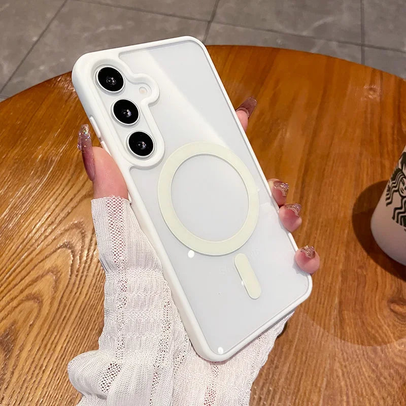 Magnetic Wireless Charging Phone Case for Samsung - Shockproof Cover Tidesmit
