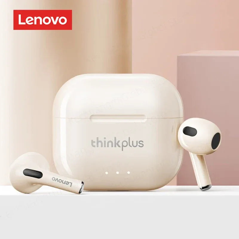 Lenovo LP40 II TWS Wireless Bluetooth Earphones by Tidesmit Beige Tidesmit