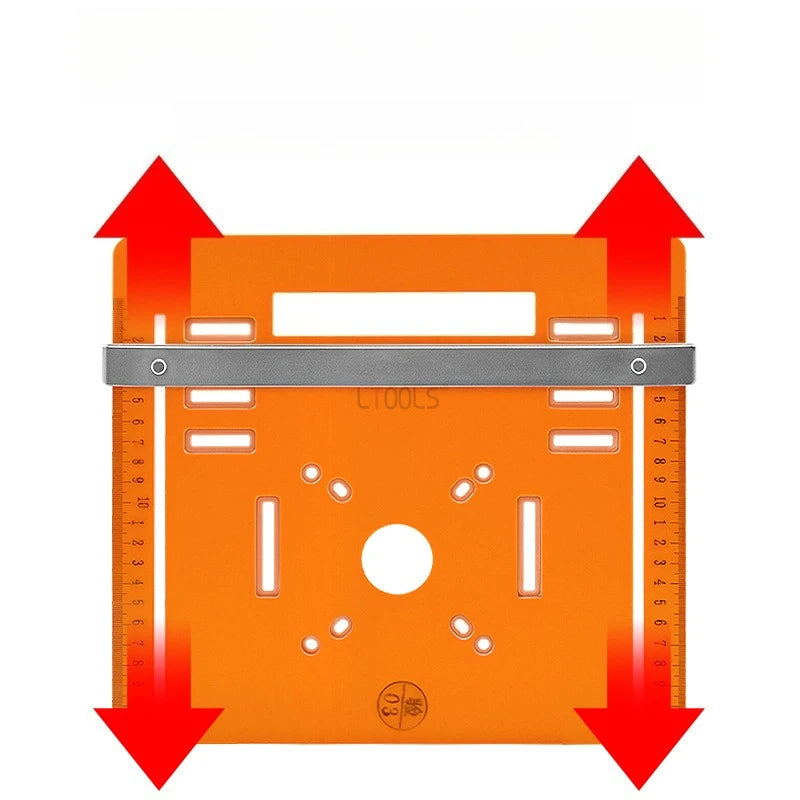 Circular Saw Base Plate 90° Flat 45° Oblique Cutting Trimming Machine Base Plate Woodworking Benches Router Flip Plate Trimming