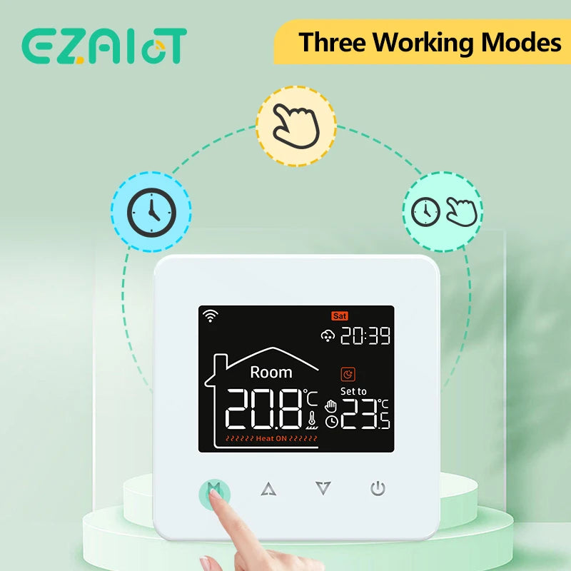 WiFi Smart Floor Heating Thermostat for Precise Home Temperature Control Tidesmit