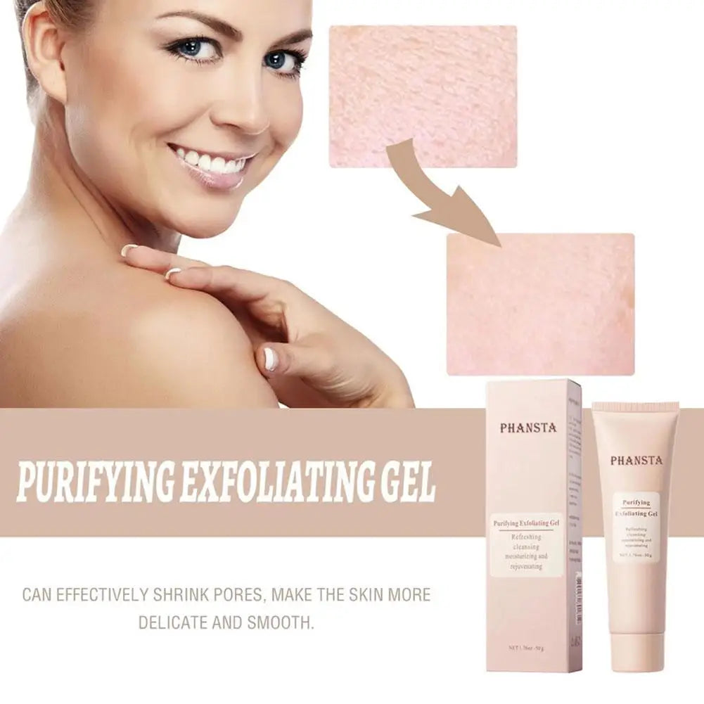 Face Exfoliating Gel for Deep Pore Cleansing and Oil Control - 50g Scrubs Treatments Tidesmit