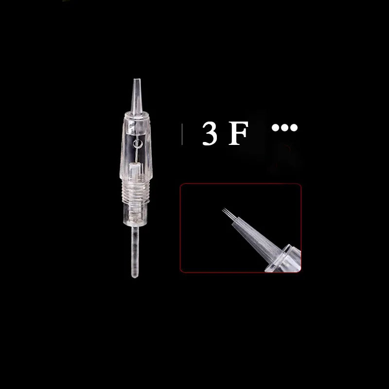PMU Machine Rotary Pen Kit for Eyebrow and Lip Semi-Permanent Makeup Permanent Makeup Machines 50 pcs 3F Tidesmit