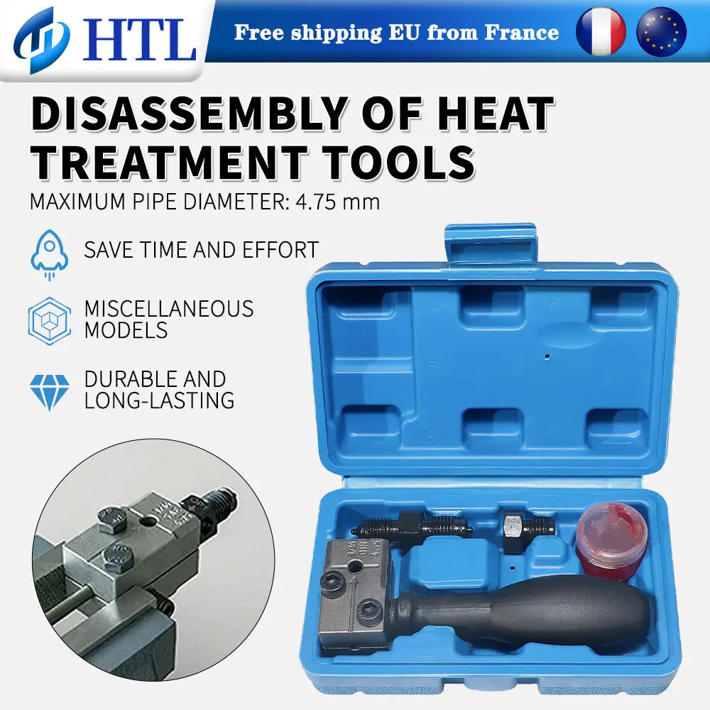 3/16" 45 Degree Double Flaring Tool Kit For Automotive Brake Fuel Line Tubing Repair On Car Vehicle Truck Brake Pipe Flare Tool