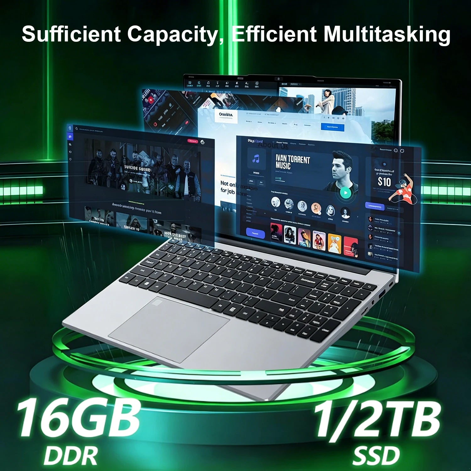 Gaiming Laptop Intel Core i9 10980HK/9900 Windows 11 Notebook PC 16GB RAM 1TB SSD Portable Slim 15.6" Laptops Office PC Gamer