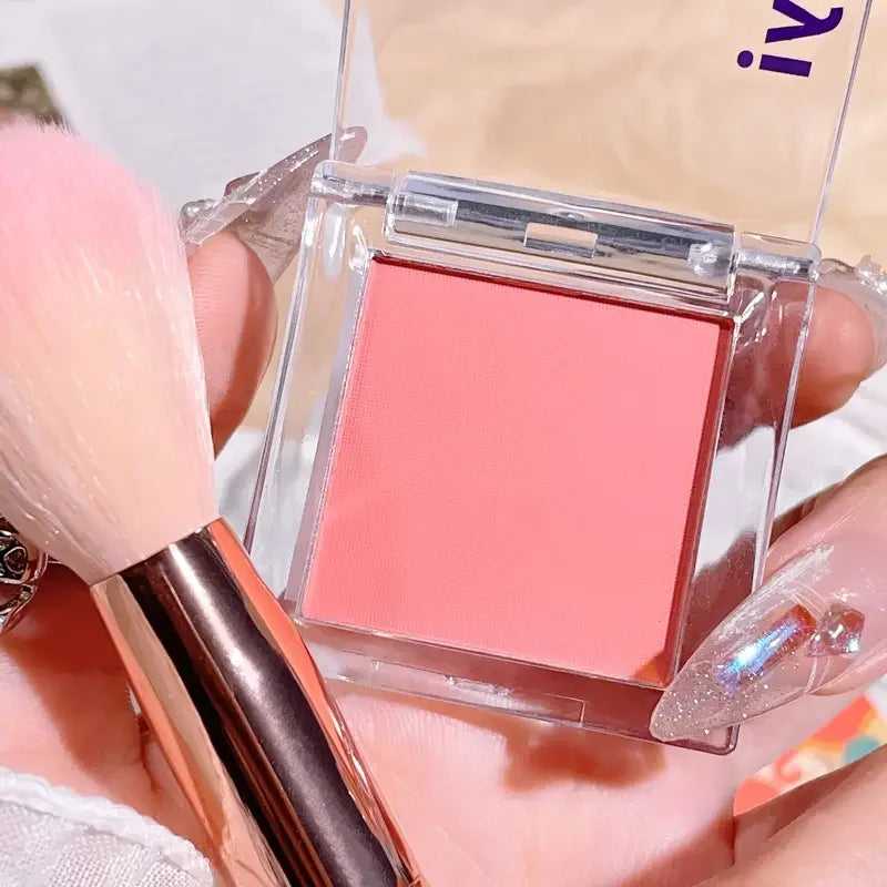 Tidesmit monochrome blush palette texture close-up featuring long-lasting pigmented matte rouge for fall makeup looks