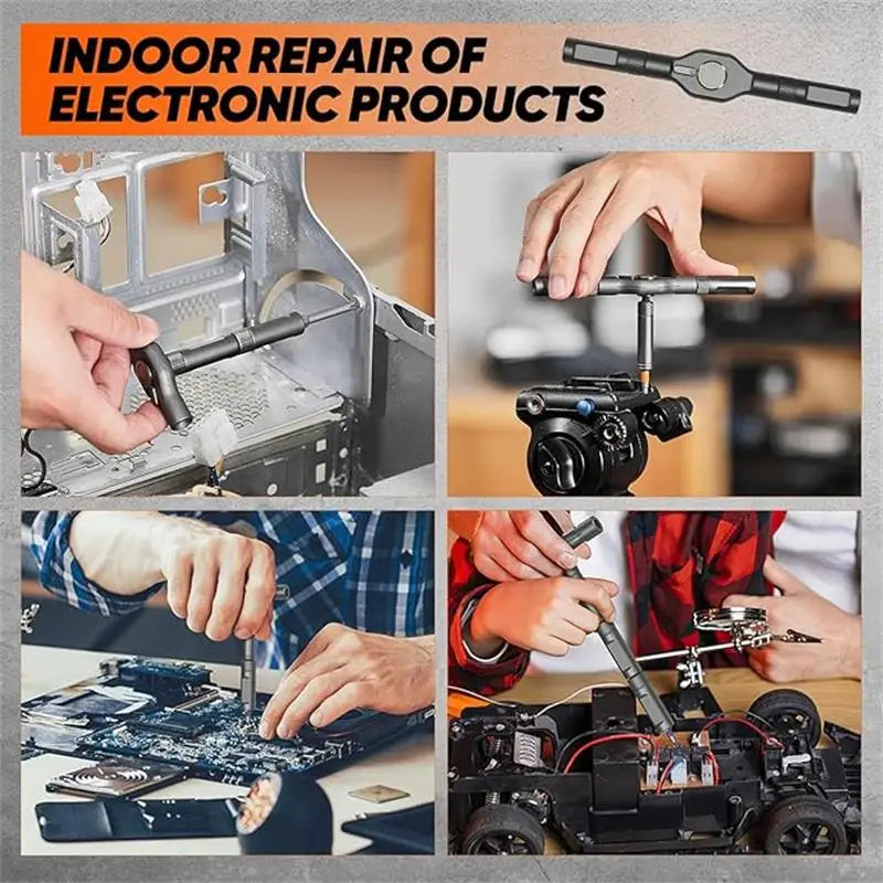 42 in 1 Magnetic Screwdriver Set, Multi Bit Ratchet Driver Portable Repair Tool Kit for Furniture, Computer, Bicycle, DIY