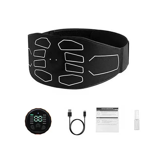 Abdominal Massager Waist Belt with Heat Therapy 120cm - Tidesmit Body Shaping Massage Equipment Belt Sets Tidesmit