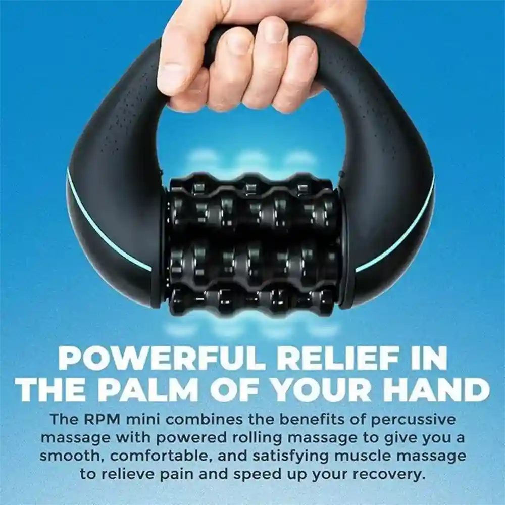 Electric Deep Tissue Massage Roller - 3-Speed Rechargeable Muscle Relief Massage Roller Tidesmit