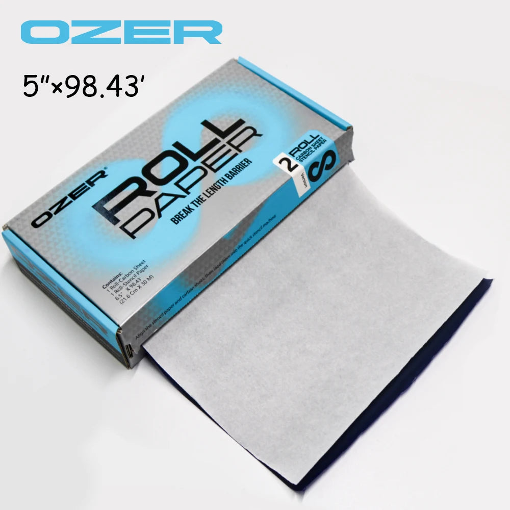 Tattoo Transfer Paper for Thermal Printers - 100 Sheets High Precision Permanent Makeup Machines Tidesmit