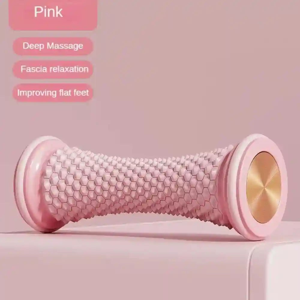 Foot Massage Roller for Plantar Fasciitis - Deep Tissue Muscle Relief Tool Massage Roller Pink Tidesmit