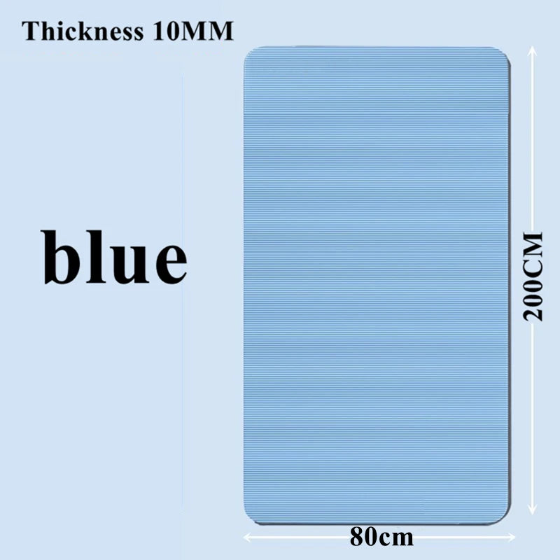 200cm X 90cm NBR Yoga Mats Anti-slip Sport Fitness Mat Blanket for Exercise Yoga and Pilates Gymnastics Mat Fitness Equipment