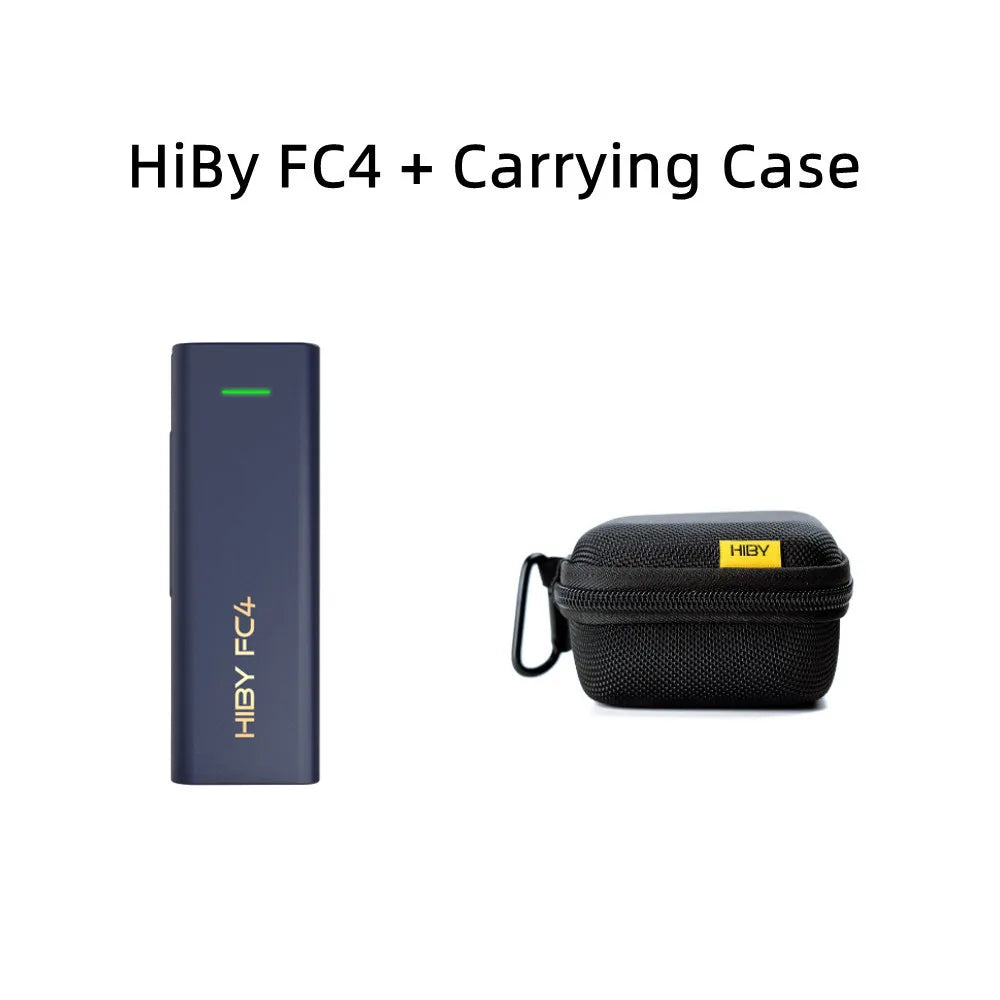 HiBy FC4 USB DAC Dongle & MQA Headphone Amplifier for High-Fidelity Audio Blue 1 Bag 1 Tidesmit