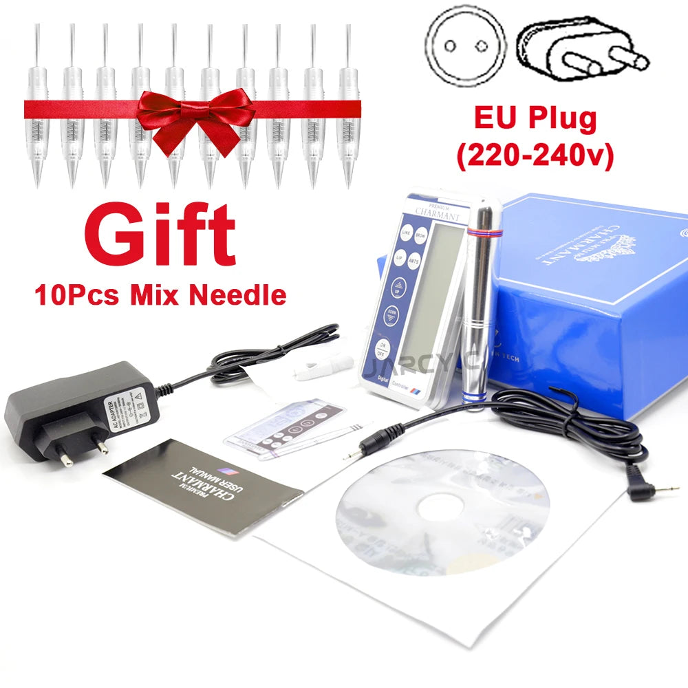 PMU Machine Rotary Pen Kit for Eyebrow and Lip Semi-Permanent Makeup Permanent Makeup Machines machine EU Tidesmit