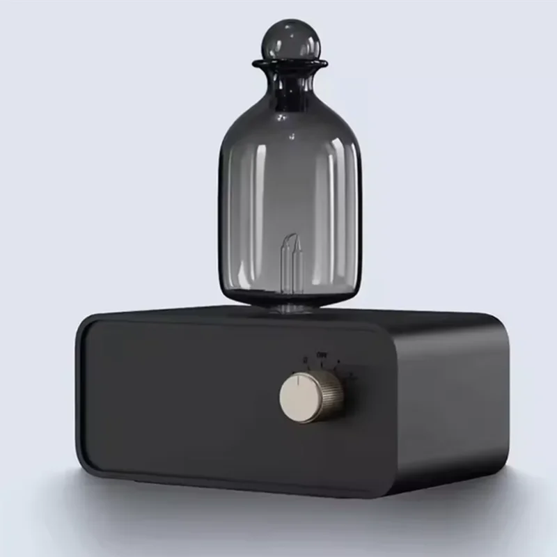 Aromatherapy Diffuser Professional Wood and Glass Essential Oil Diffuser Nebulizer Nebulizing 2600mAh Scent Machine Waterless