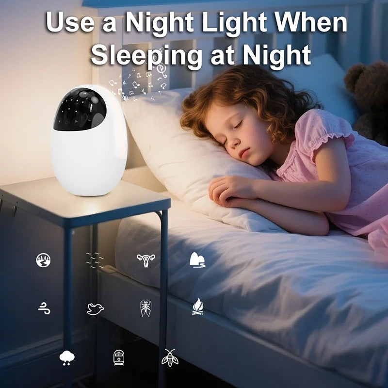 Portable Outdoor Baby Stroller Rocker with Night Light Bluetooth Speaker White Noise Electric Baby Sleep Soothing Device