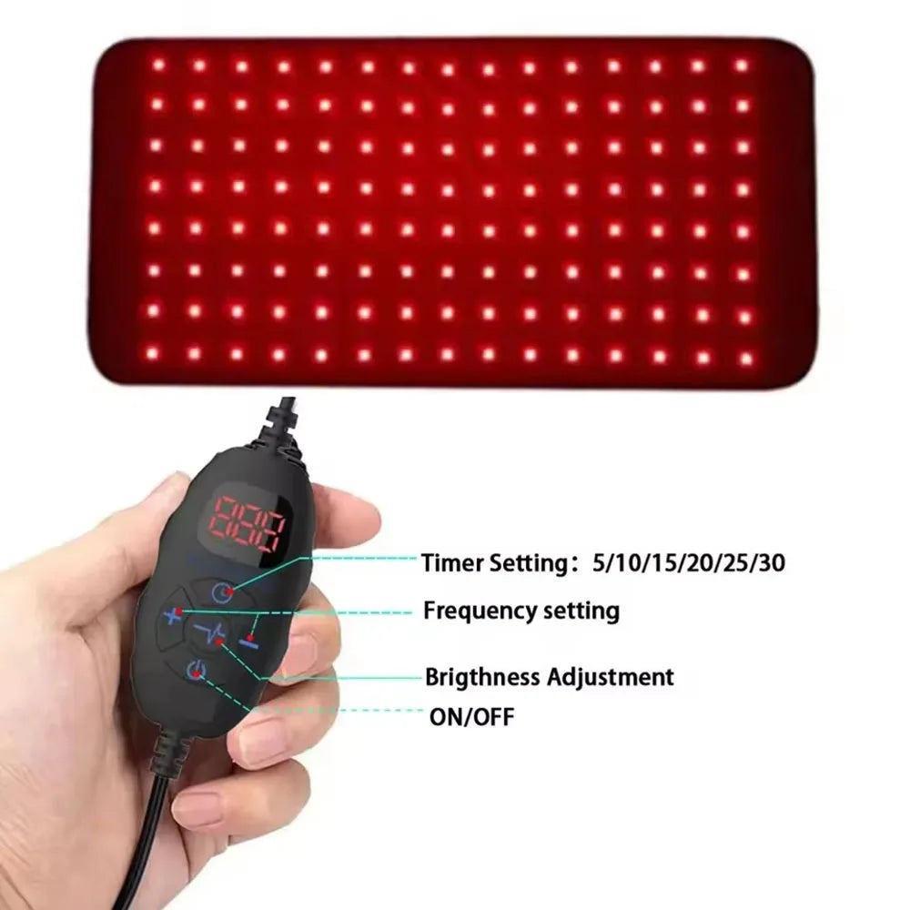 Red Light Therapy Belt: 120 LED Portable Wellness Device for Home Use Relaxation Treatment Tidesmit