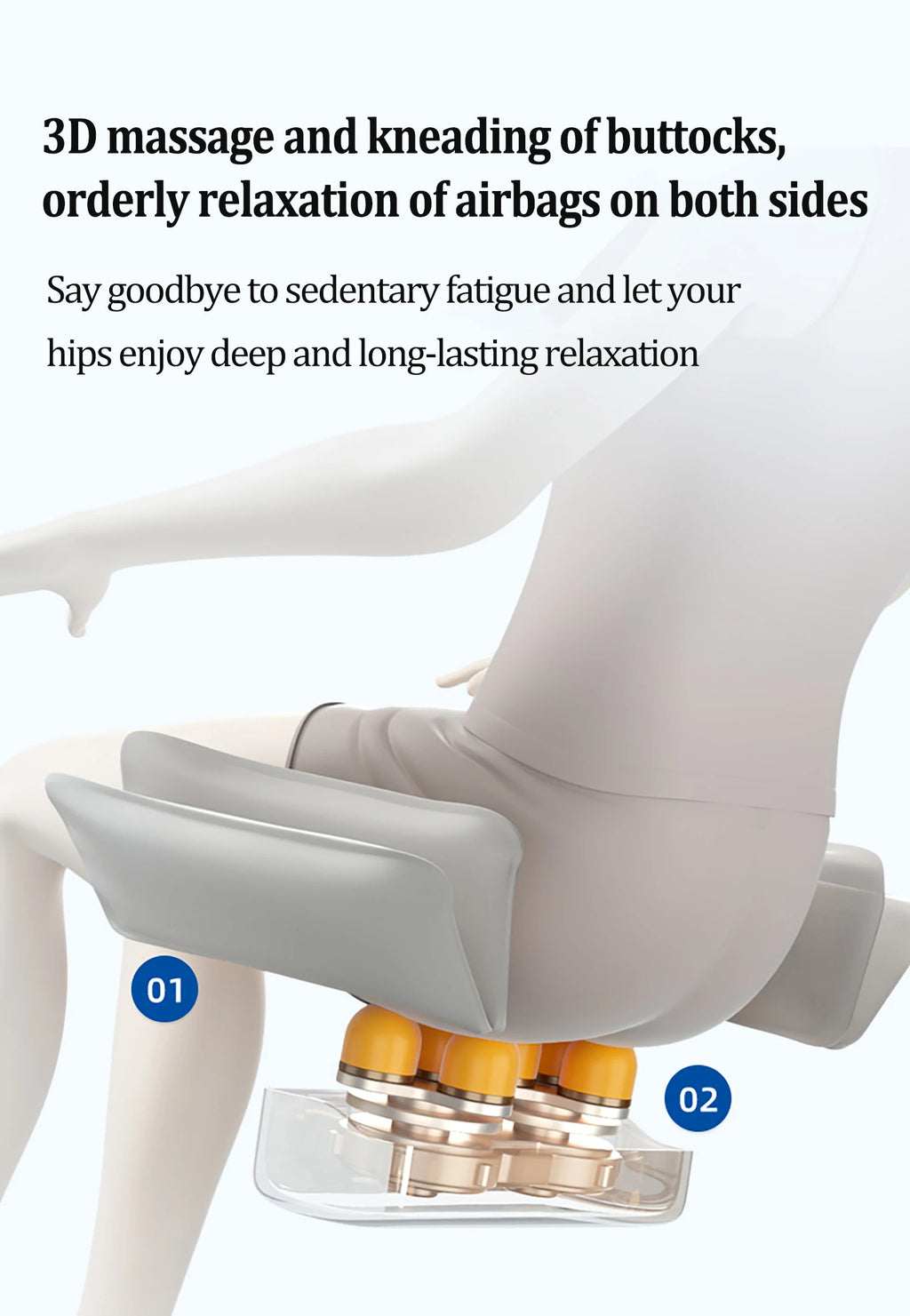 Electric Massage Chair Zero Gravity with Voice Control - Tidesmit Massage Chairs Tidesmit