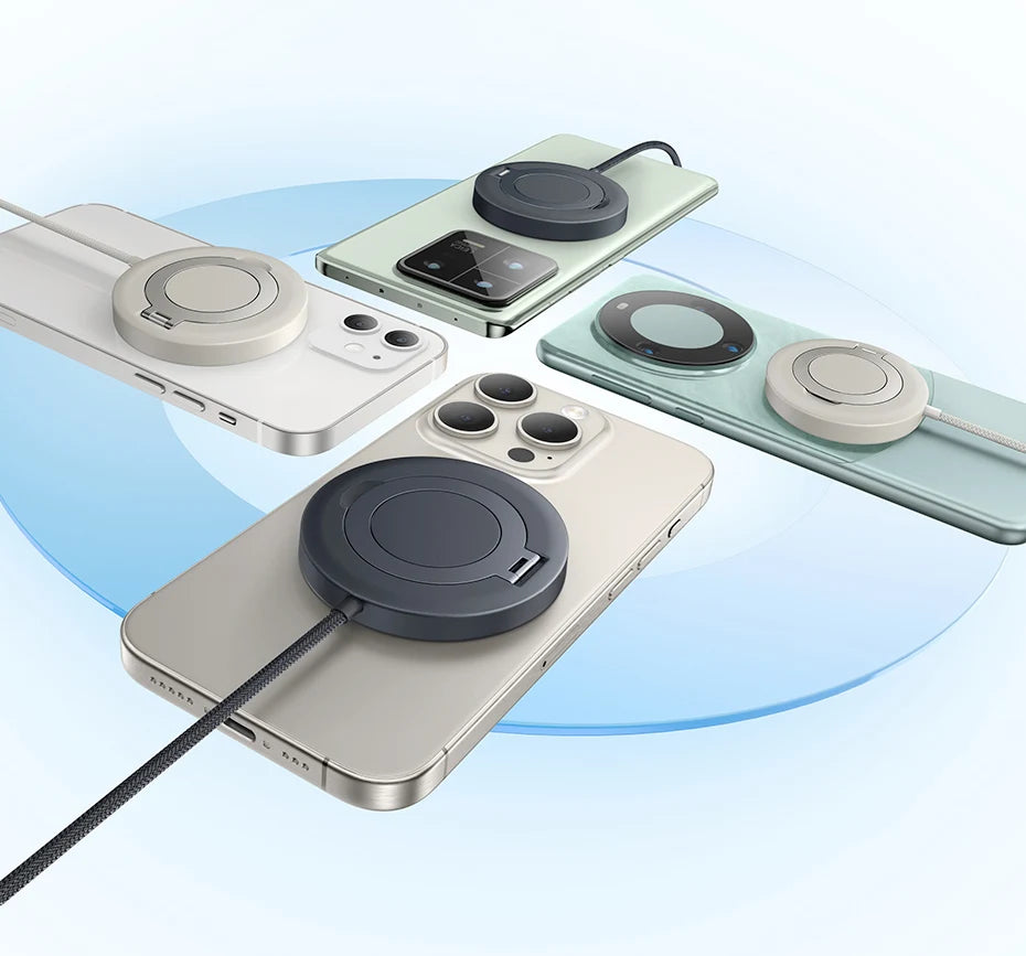 Magnetic Wireless Charger for iPhone 16 15 with Stand | Tidesmit Tidesmit