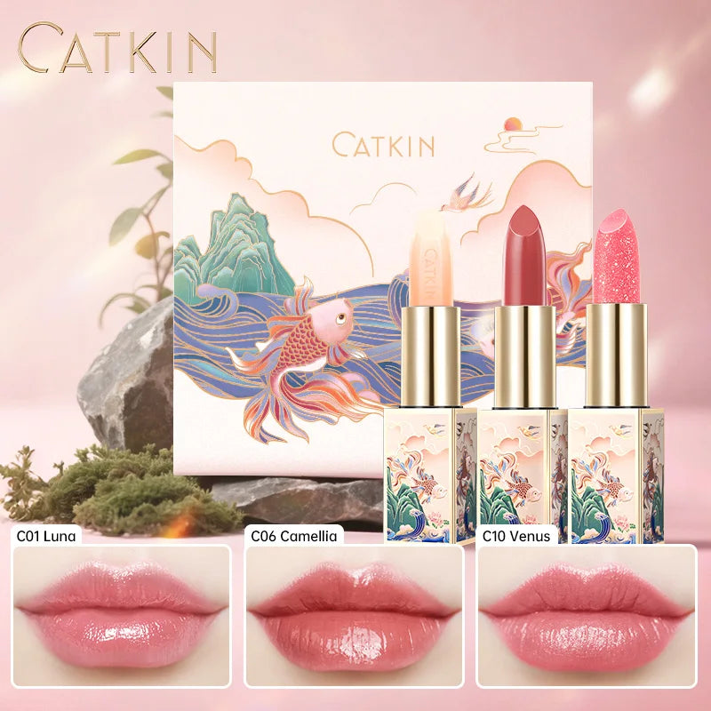 Color Changing Lip Balm: Hydrating Tinted Gloss by Tidesmit Lip Care C01 C06 C10 Tidesmit
