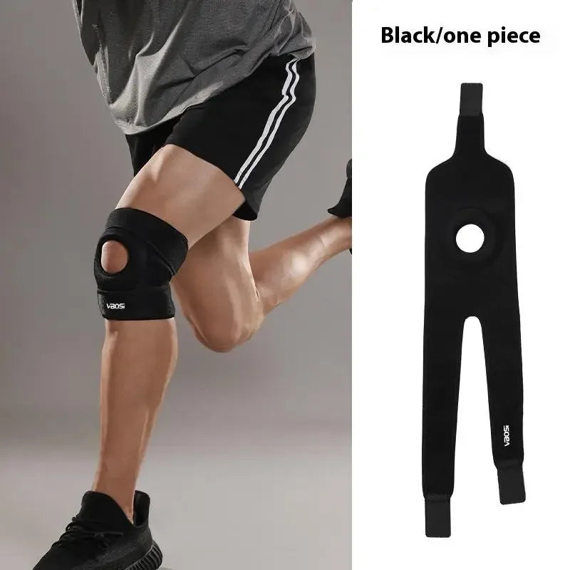 1PC Adjustable Knee Brace Patella Support - Open Patella Design for Knee Pain Arthritis Meniscus Relief Sports Basketball Runnin