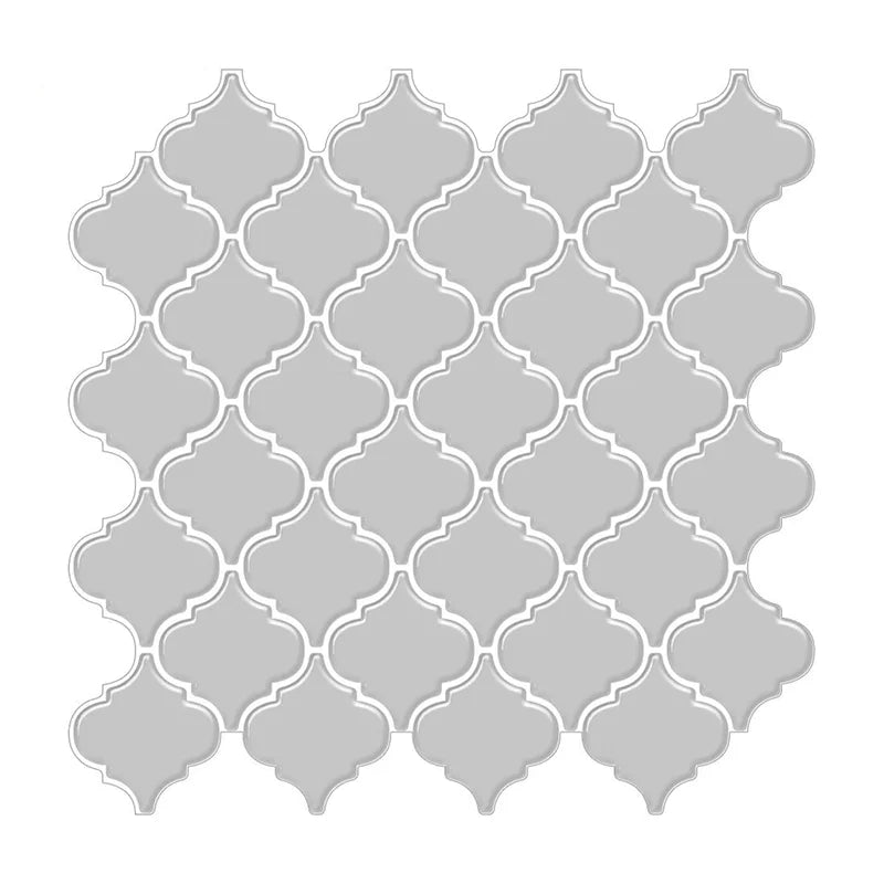 5/10PCS Self Adhesive Mosaic Vinyl Wall Tiles Stickers Wallpaper Gourd Shape 12X12Inch Brick Design for Kitchen Home Decoration