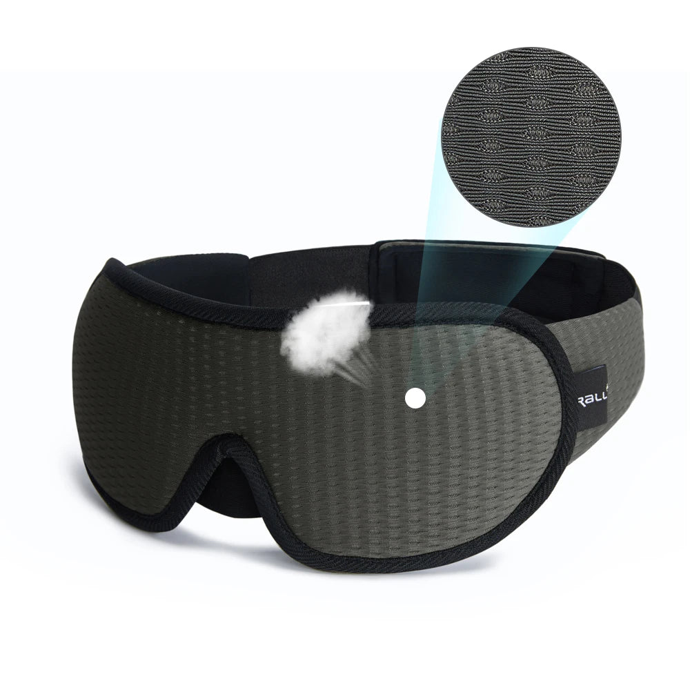 3D Sleep Eye Mask for Sleeping Mask Soft Memory Foam Eye Shades Blindfold Sleeping Aid Face Eyepatch Mask for Travel Couple Gift