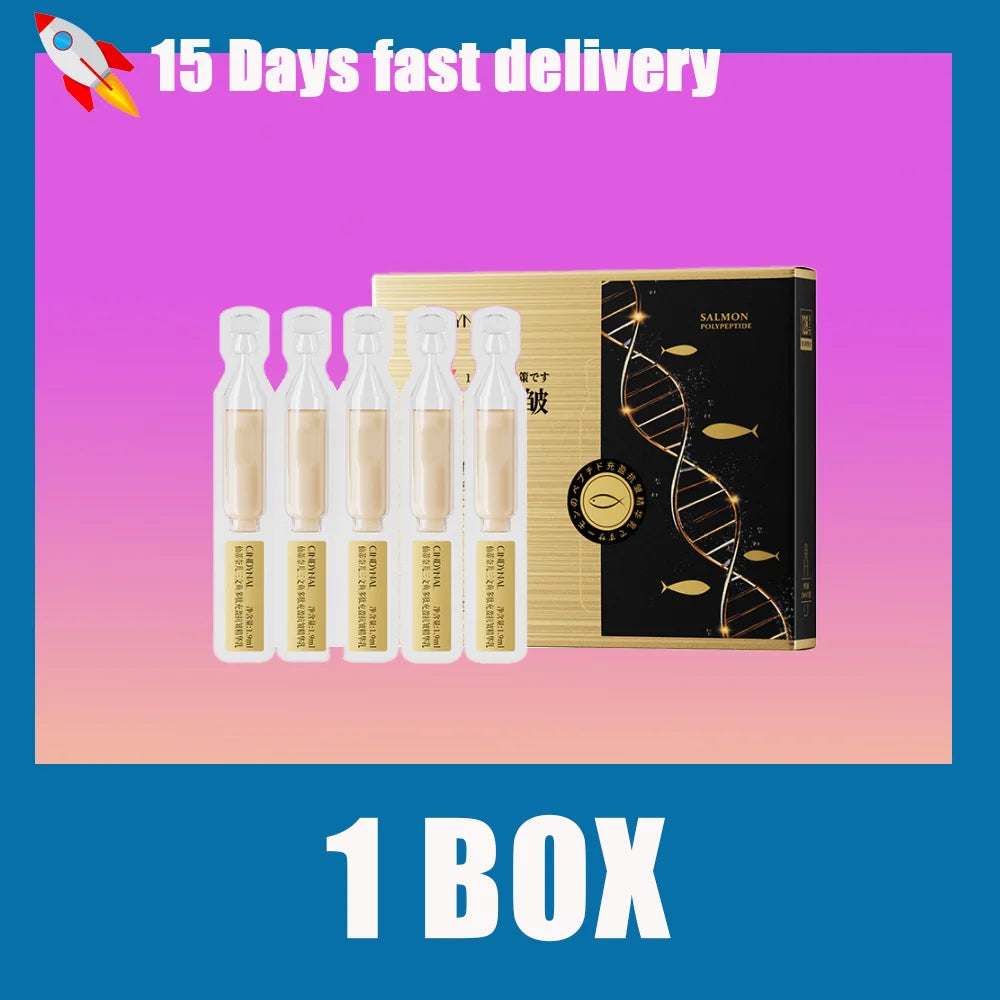 Salmon DNA Light Energy Anti- Wrinkle  Serum Fade Fine Lines Facial Moisturizing brightning Anti Aging Firming Skin Care
