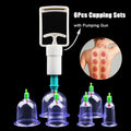 Vacuum Cupping Set with Pump - Professional Body Massage Kit Massage Cushion 6pcs set (not box Tidesmit