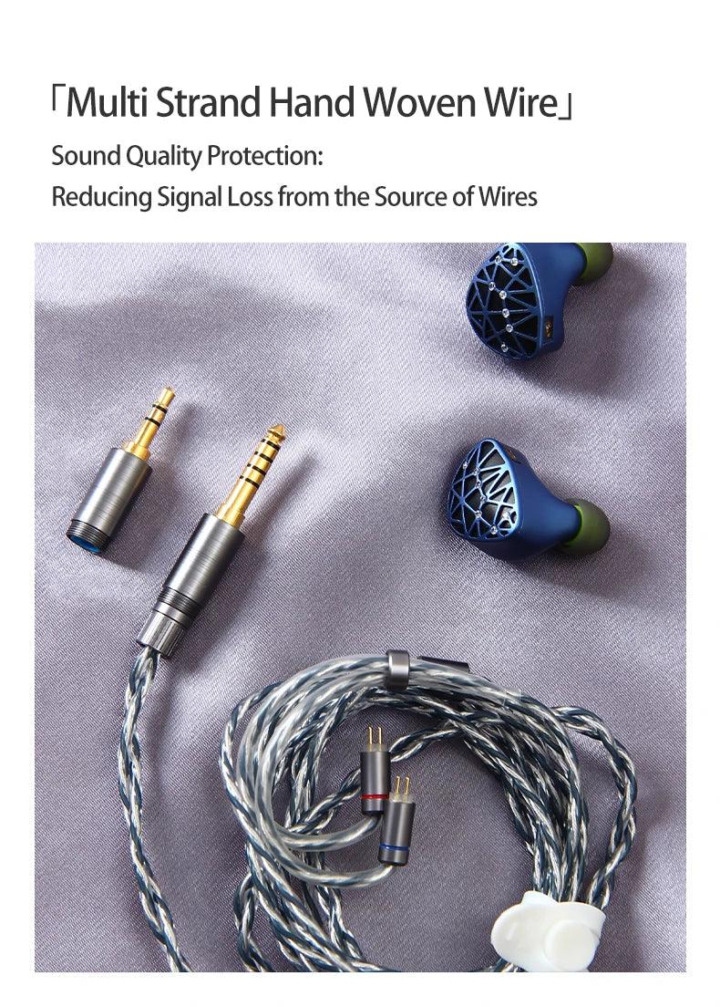 Sound Rhyme SR10 10-Driver Hybrid HiFi Wired IEMs by Tidesmit Tidesmit