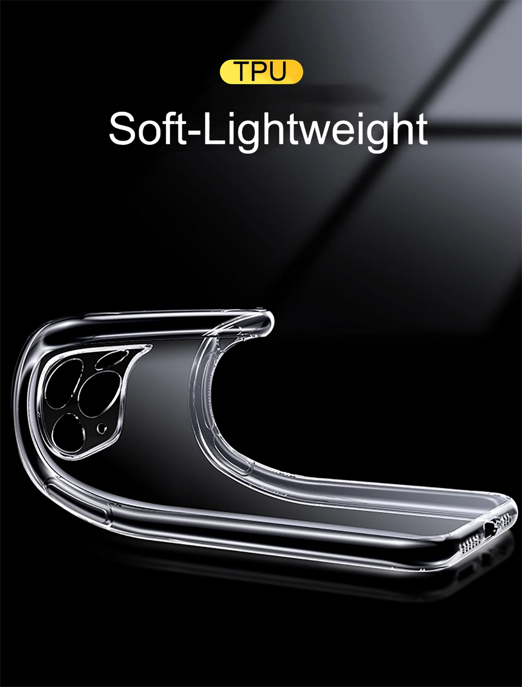 Clear Shockproof iPhone Case: Slim Fit Drop Protection by Tidesmit Tidesmit