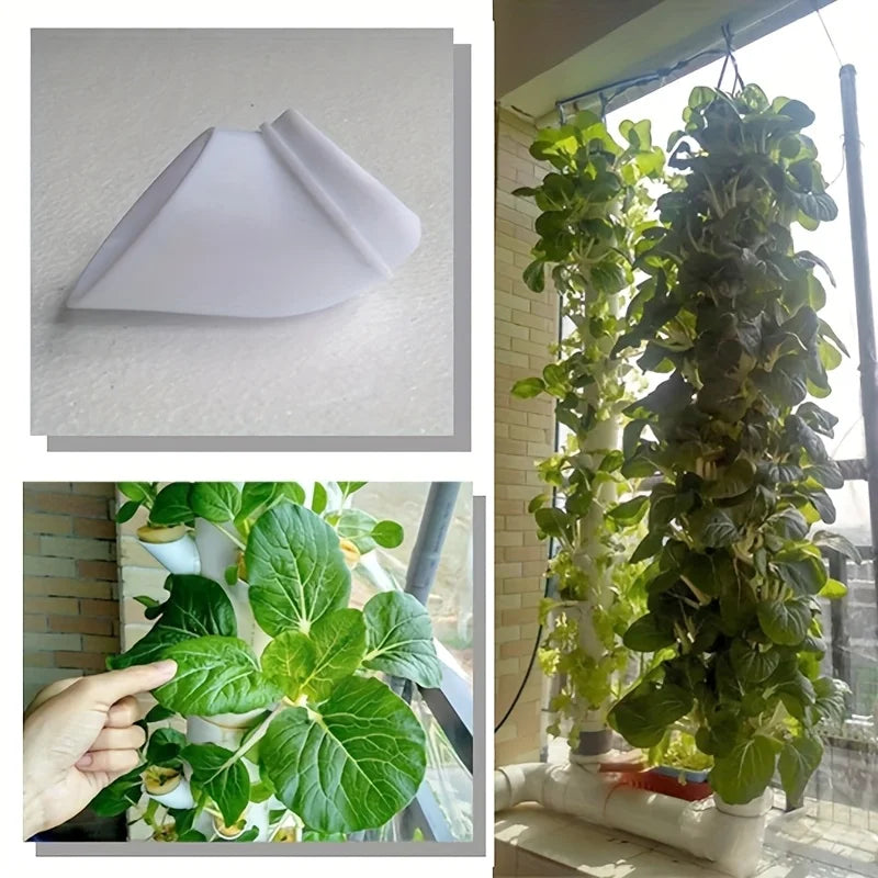 10set DIY Hydroponic Pots for Hydroponics Vertical Tower Vegetables Strawberry Growing System Tower Hydroponics Soilless Device