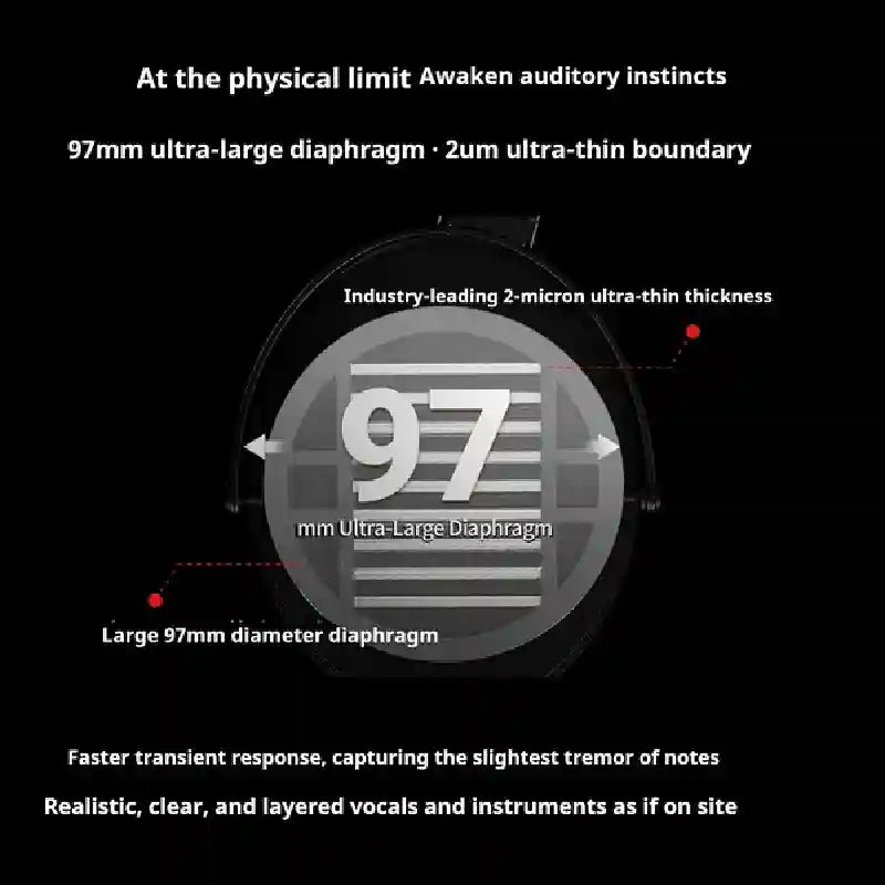 Tidesmit I5 Open Back HiFi Headphones - Professional Studio Monitor Tidesmit