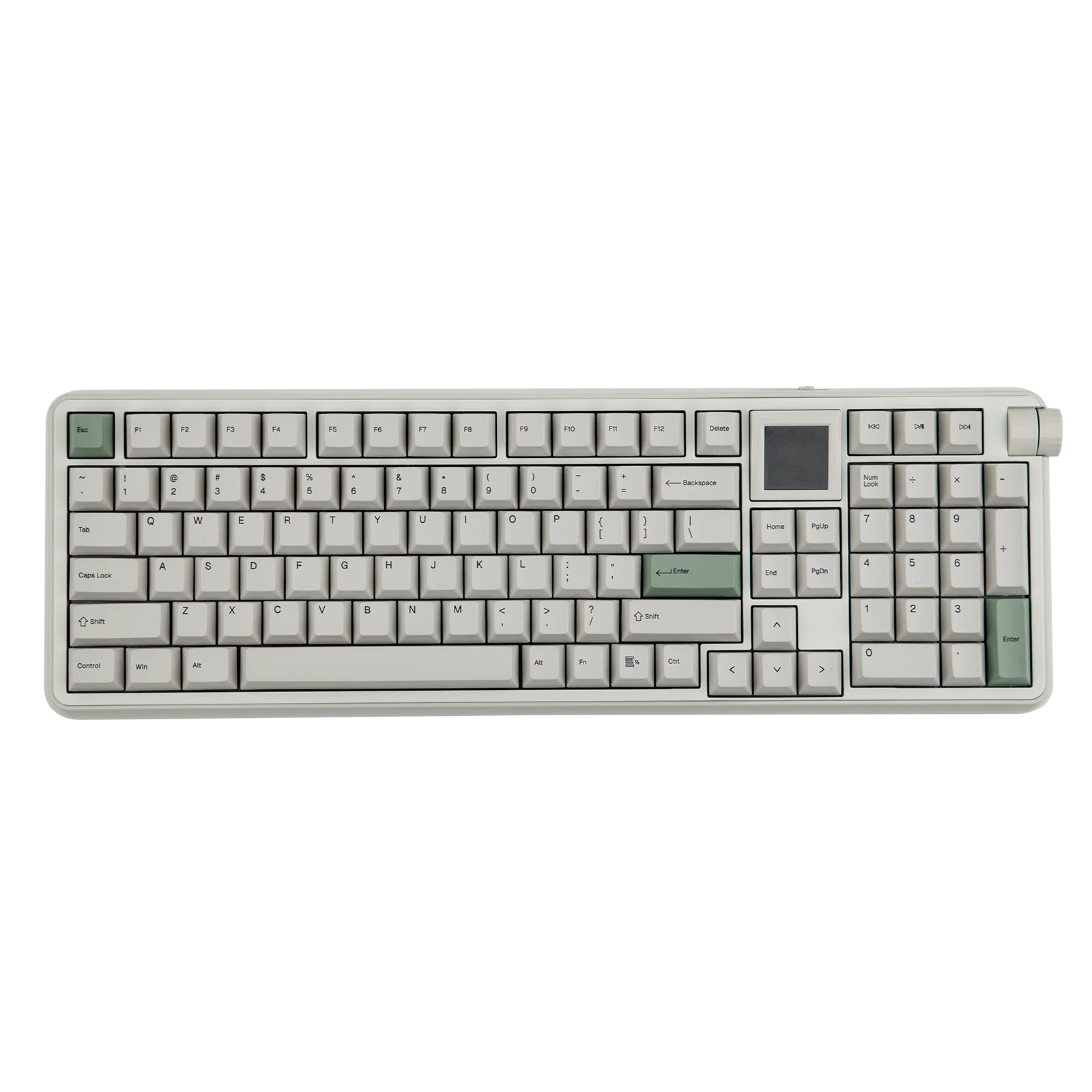 EPOMAKER RT100 PRO Full Sized ANSI US Layout Tri-mode Wireless Mechanical Gaming Keyboard with 5000mAh Battery & RGB Backlight