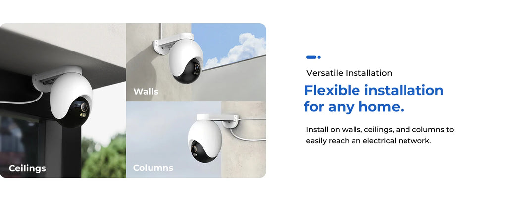 IMILAB EC6 Pro 8MP Outdoor Security WiFi Camera 2.4G/5G AI Detection Auto-Tracking CCTV 24/7 Recording Compatible with MiHome