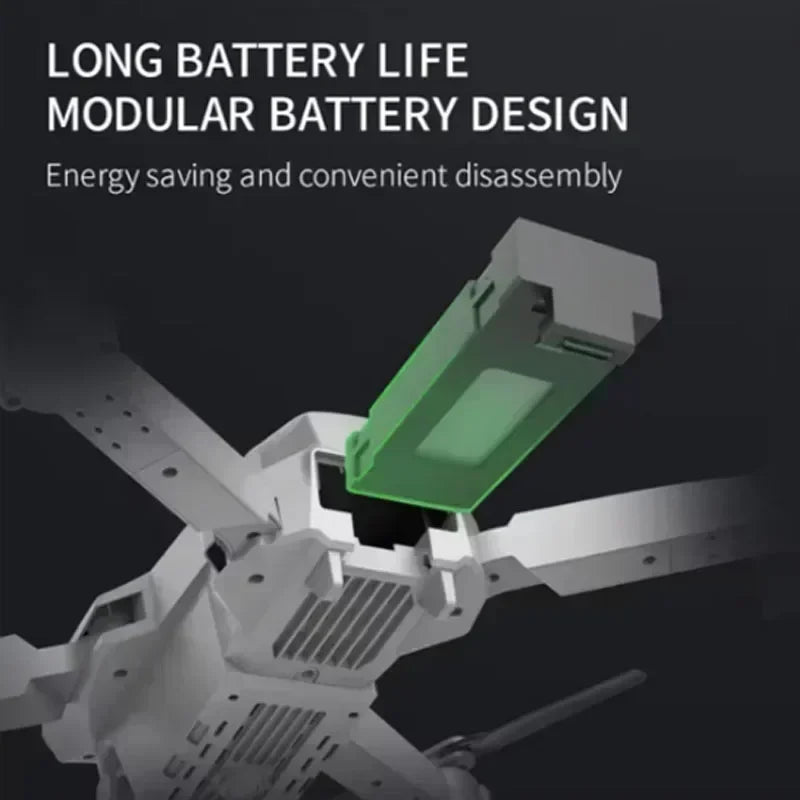 4K WiFi FPV Camera Drone - Foldable RC Quadcopter with HD Lens Tidesmit
