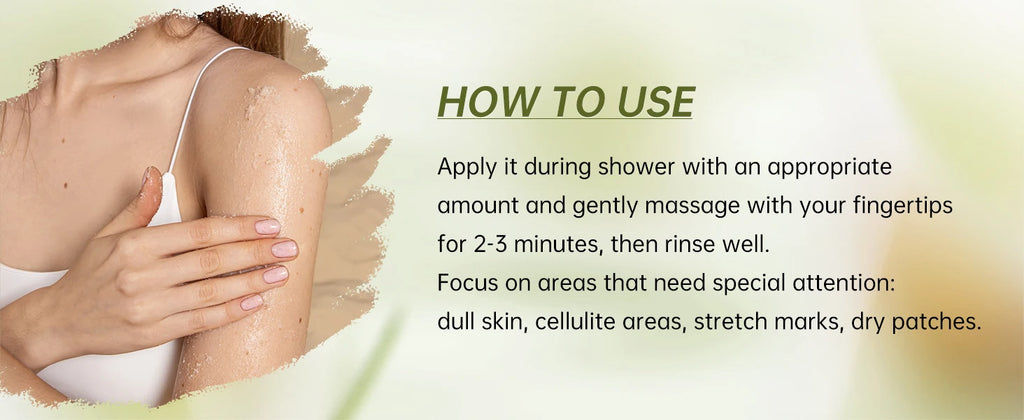 Avocado Body Scrub 250g | Professional Exfoliating Treatment for Glowing Skin Scrubs Treatments Tidesmit