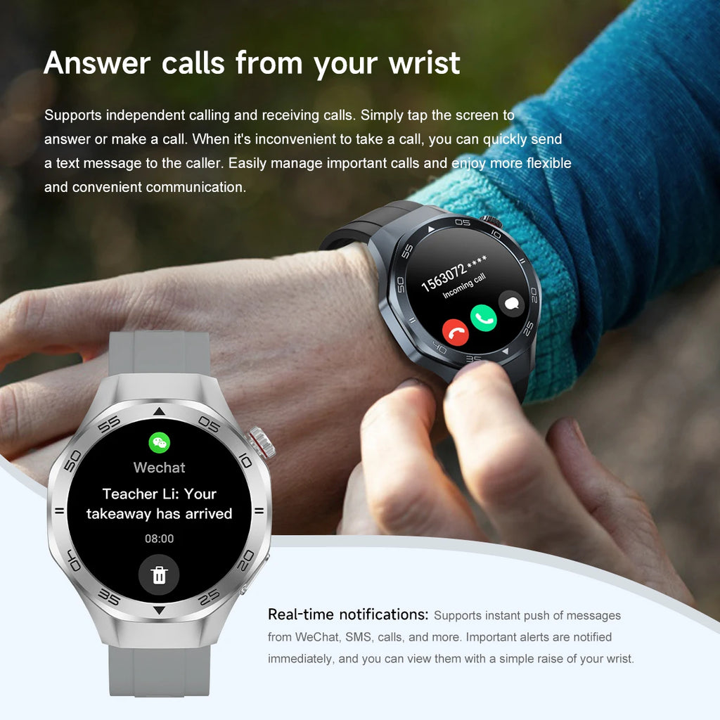 2026New Original Premium Sports SmartWatch Ultra 1.53“Display Built-in GPS Compass 3ATM Waterproof Call Fitness Tracker Bracelet