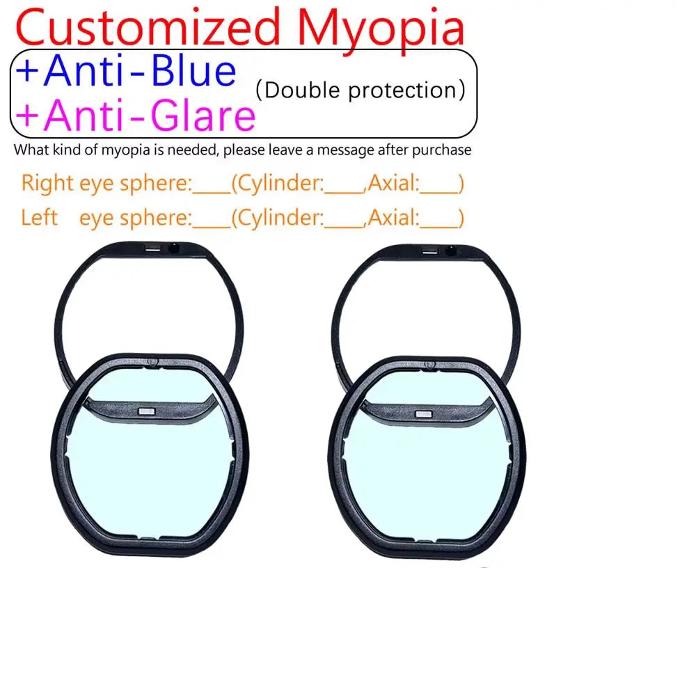 PS VR2 Prescription Lenses - Custom Anti-Blue Light Frames for VR Anti Blue Anti Glare Tidesmit