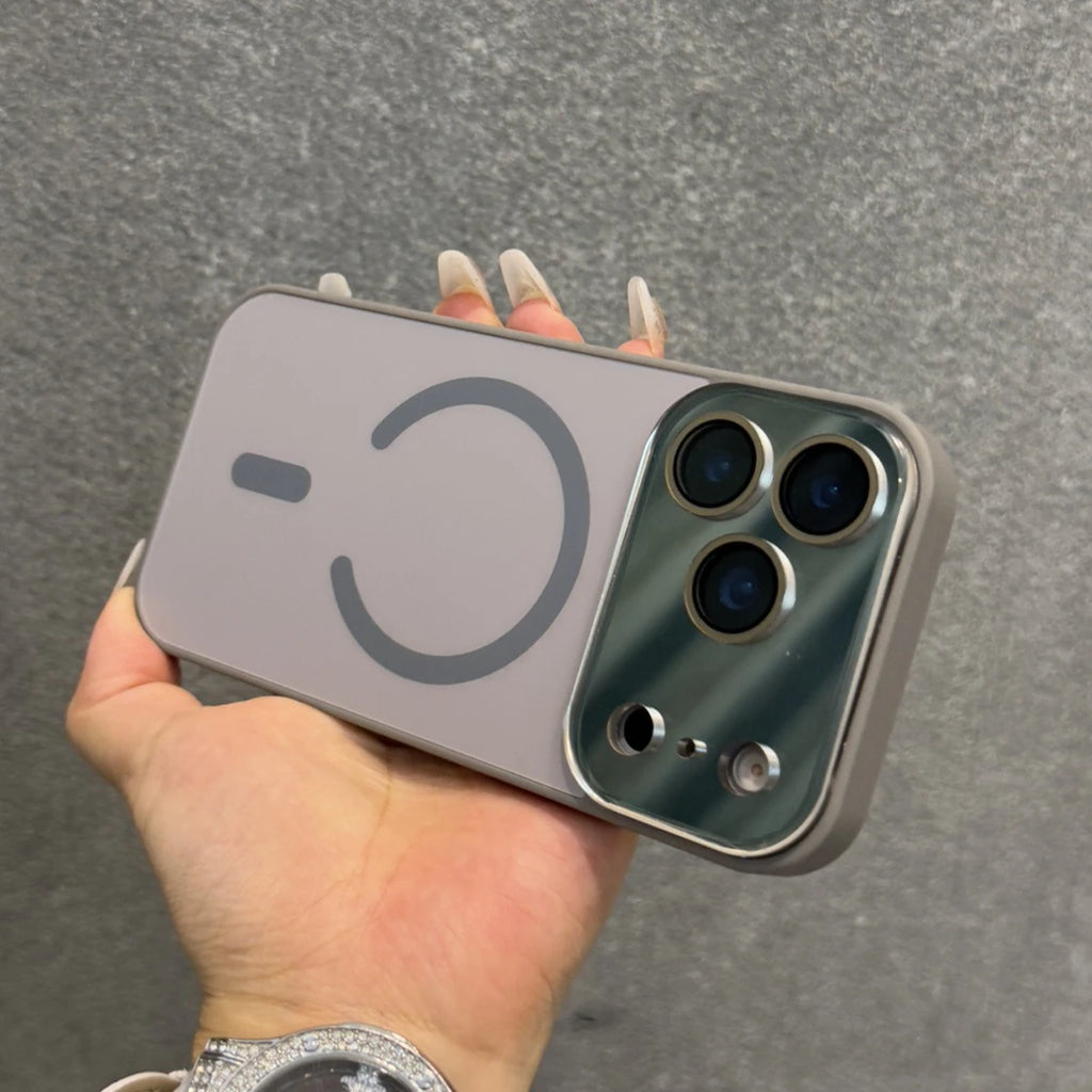 Magnetic iPhone 16 Pro Case with Matte Electroplating and Lens Protection Tidesmit