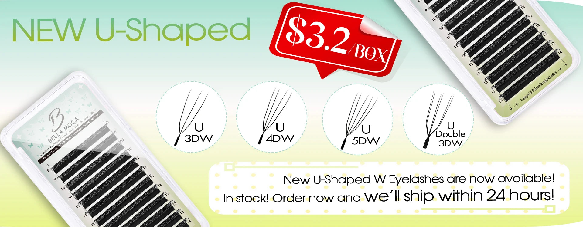 YY Shaped Eyelash Extensions 0.07mm D Curl Matte Faux Mink Lash False Eyelashes Tidesmit