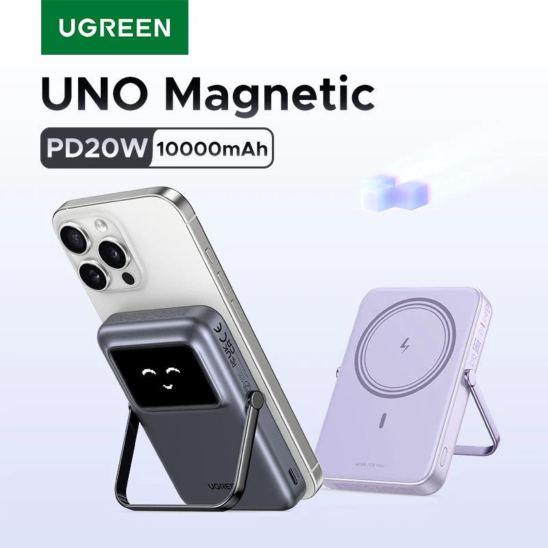 Magnetic Wireless Power Bank 10000mAh PD Fast Charger for iPhone Tidesmit