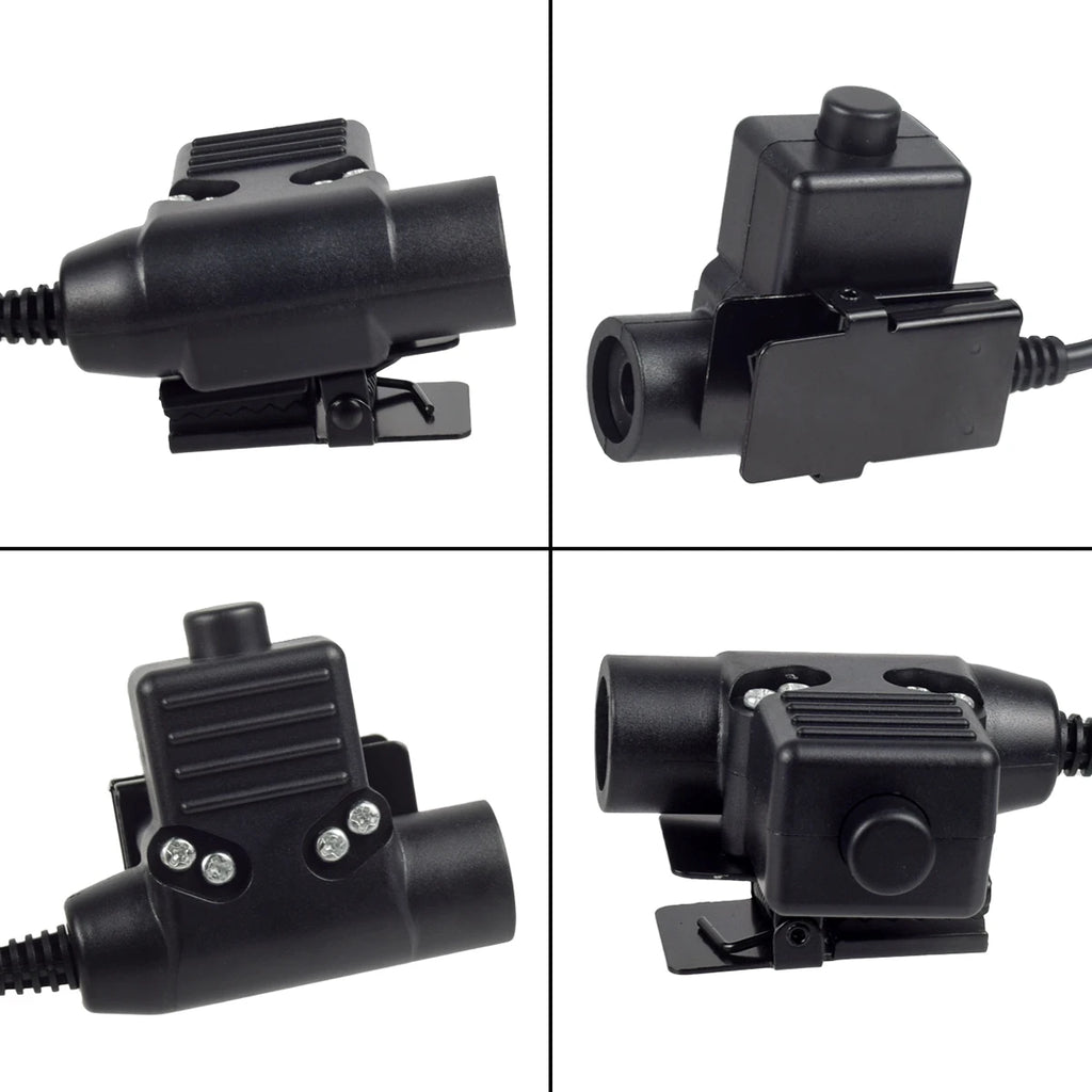 Tactical Shooting Headset with U94 PTT for Baofeng Radio - Tidesmit Tidesmit