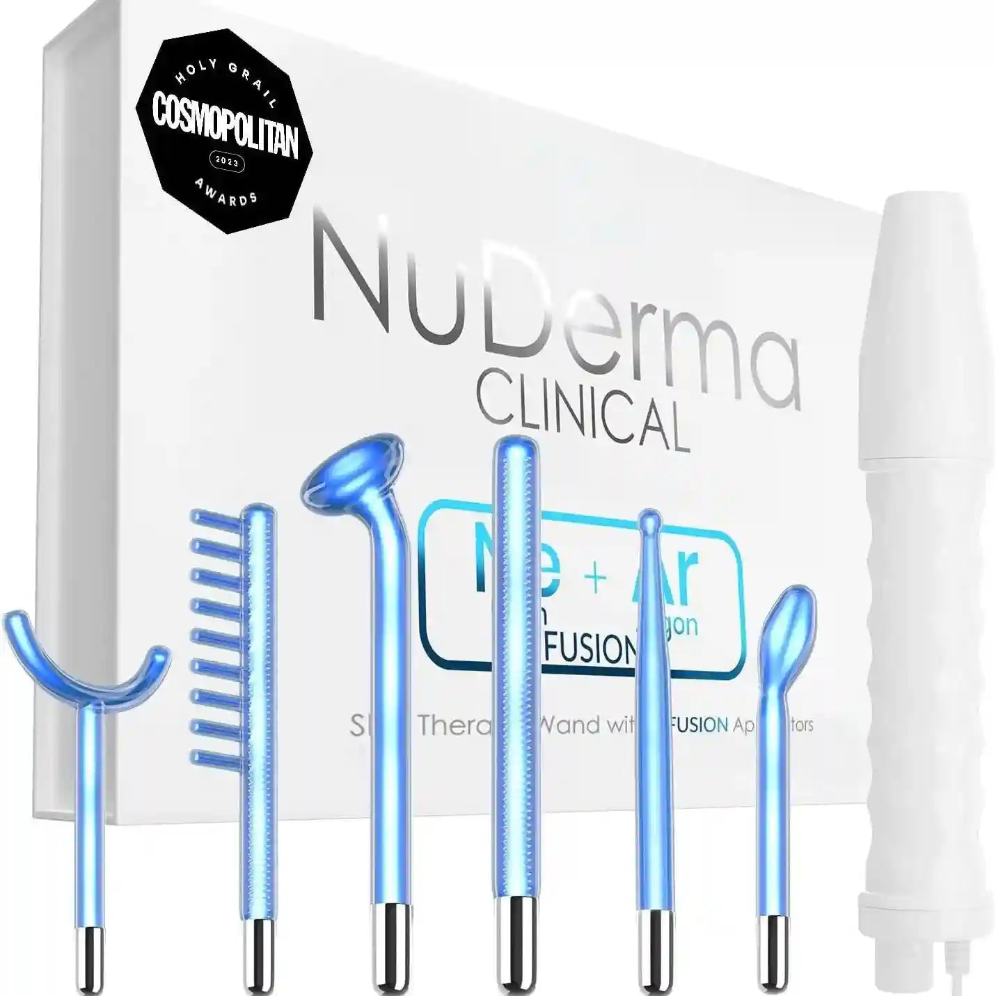 High Frequency Facial Wand: Acne Treatment & Skin Tightening - Purple Eye Massage Instrument Tidesmit