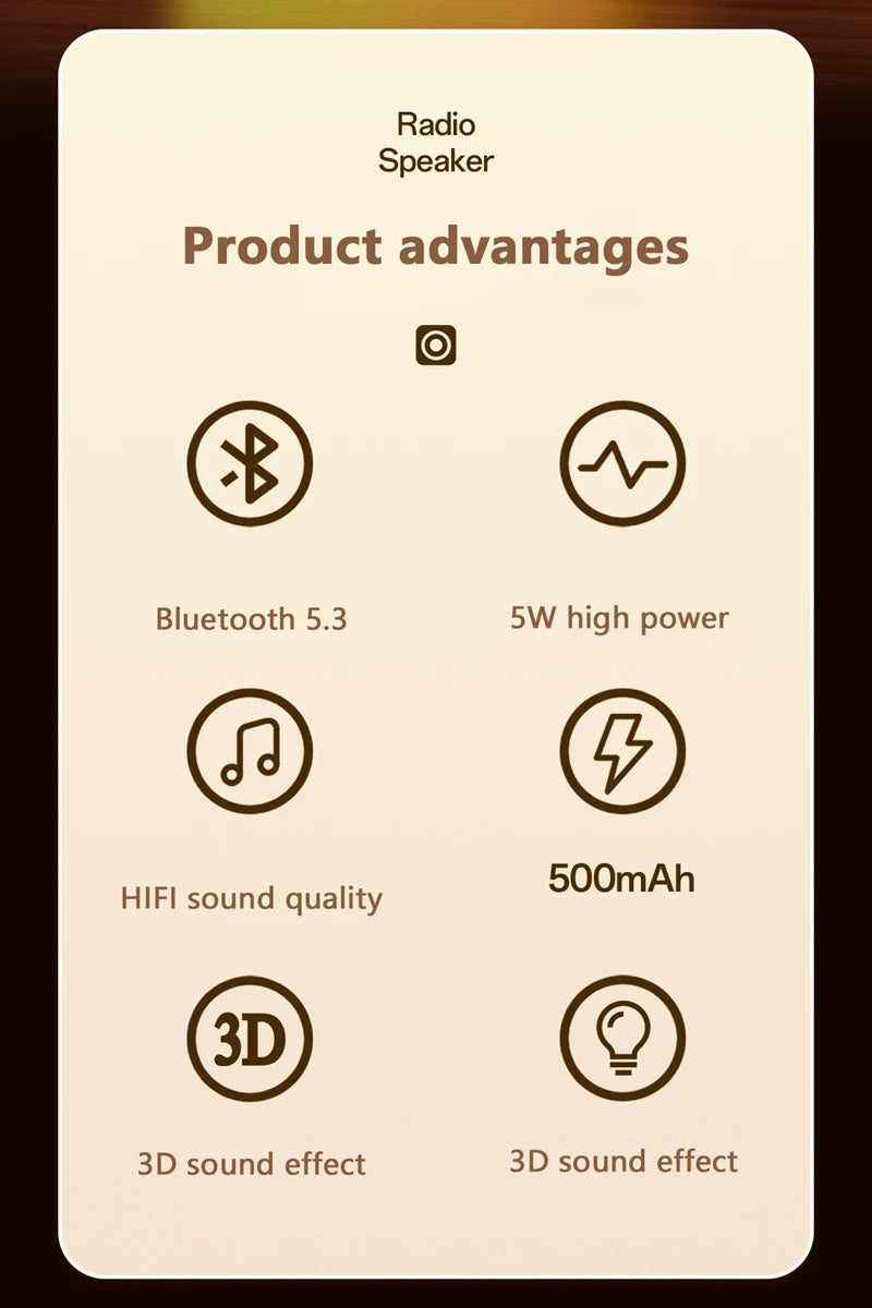 Lenovo Bluetooth Speaker HIFI Speakers Soundbar Portable Bluetooth5.0 Wireless Soundbar 500mAh Battery For Outdoor Indoor Sports