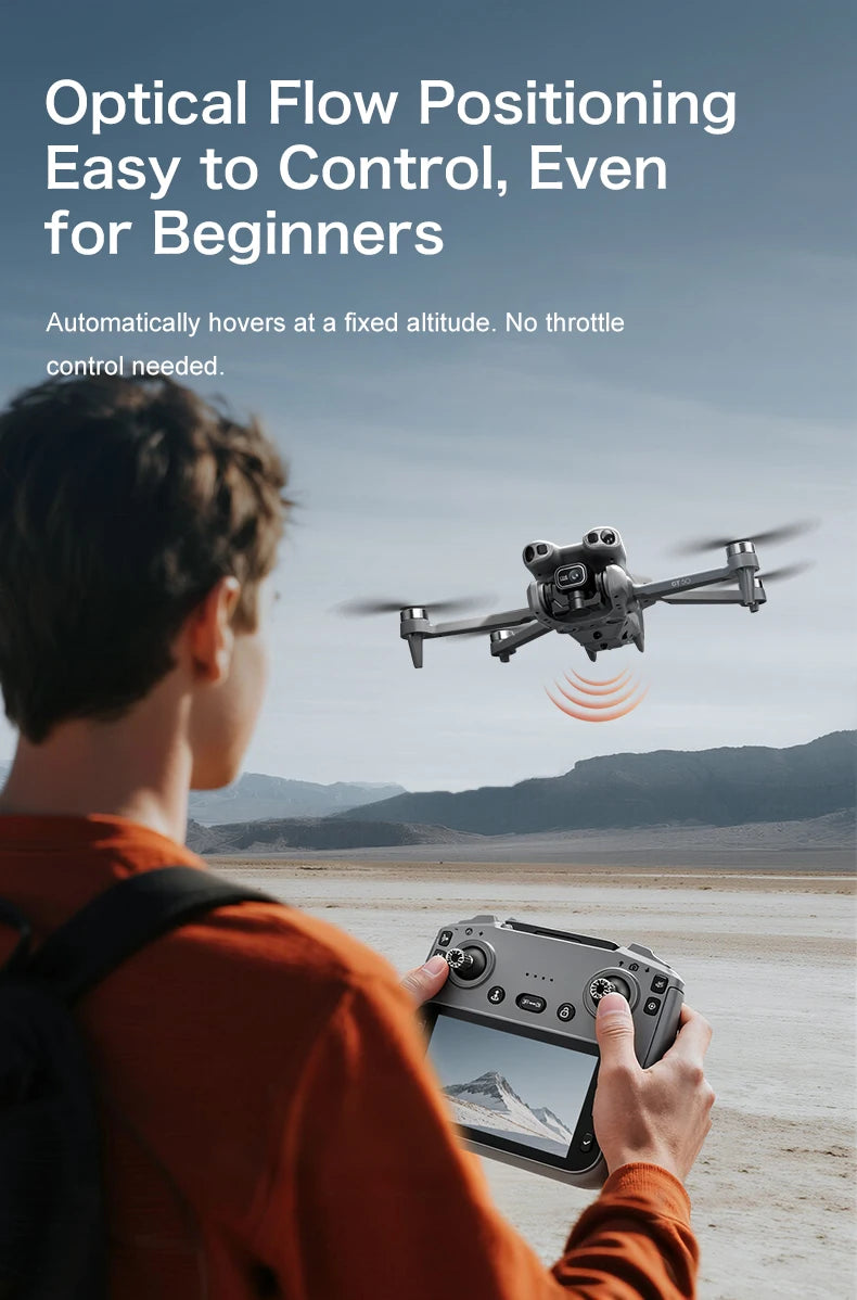 Mini 4K Camera Drone - Foldable GPS Drone with Obstacle Avoidance Tidesmit