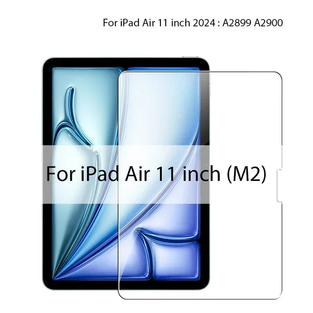 iPad Tempered Glass Screen Protector: 9H Hardness Anti-Scratch Shield FOR Air 11 M2 Tidesmit