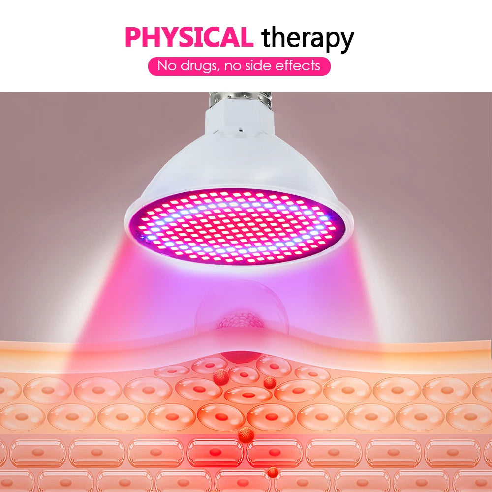 EU Anti Aging Red blue led Light Therapy Deep Red 660nm Near Infrared 850nm Beauty plant grow light bulb lamp for Full Body Skin