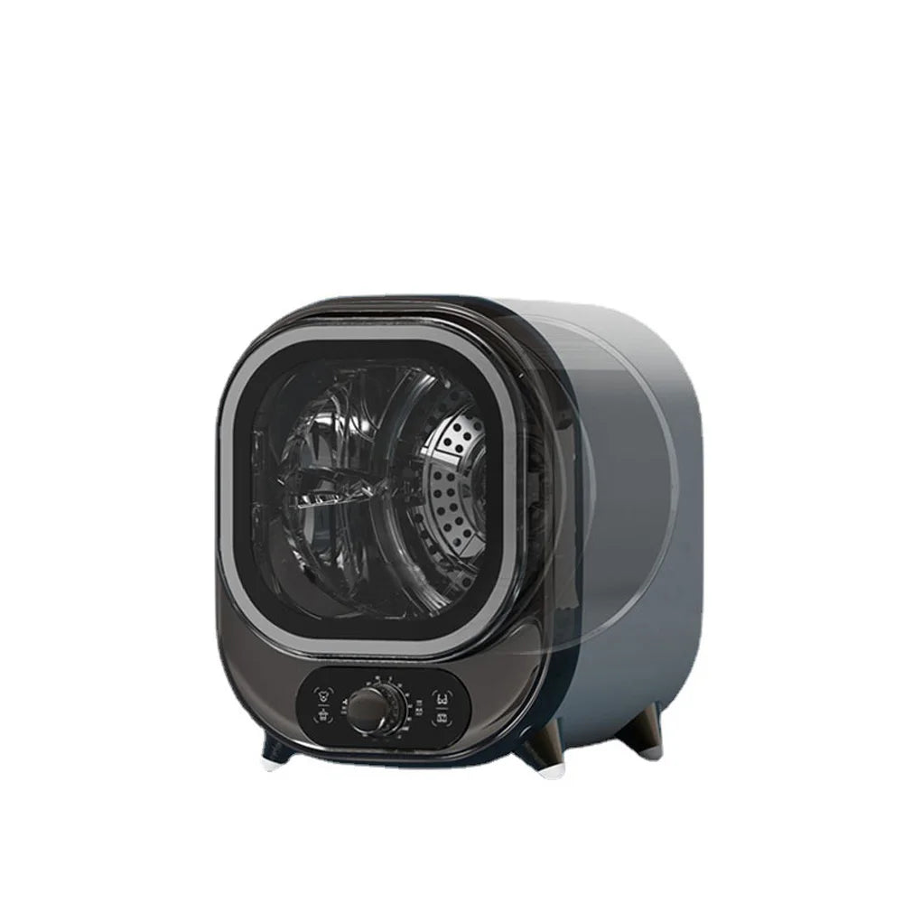 Tidesmit portable electric clothes dryer with smart sterilization features in a compact rolling design