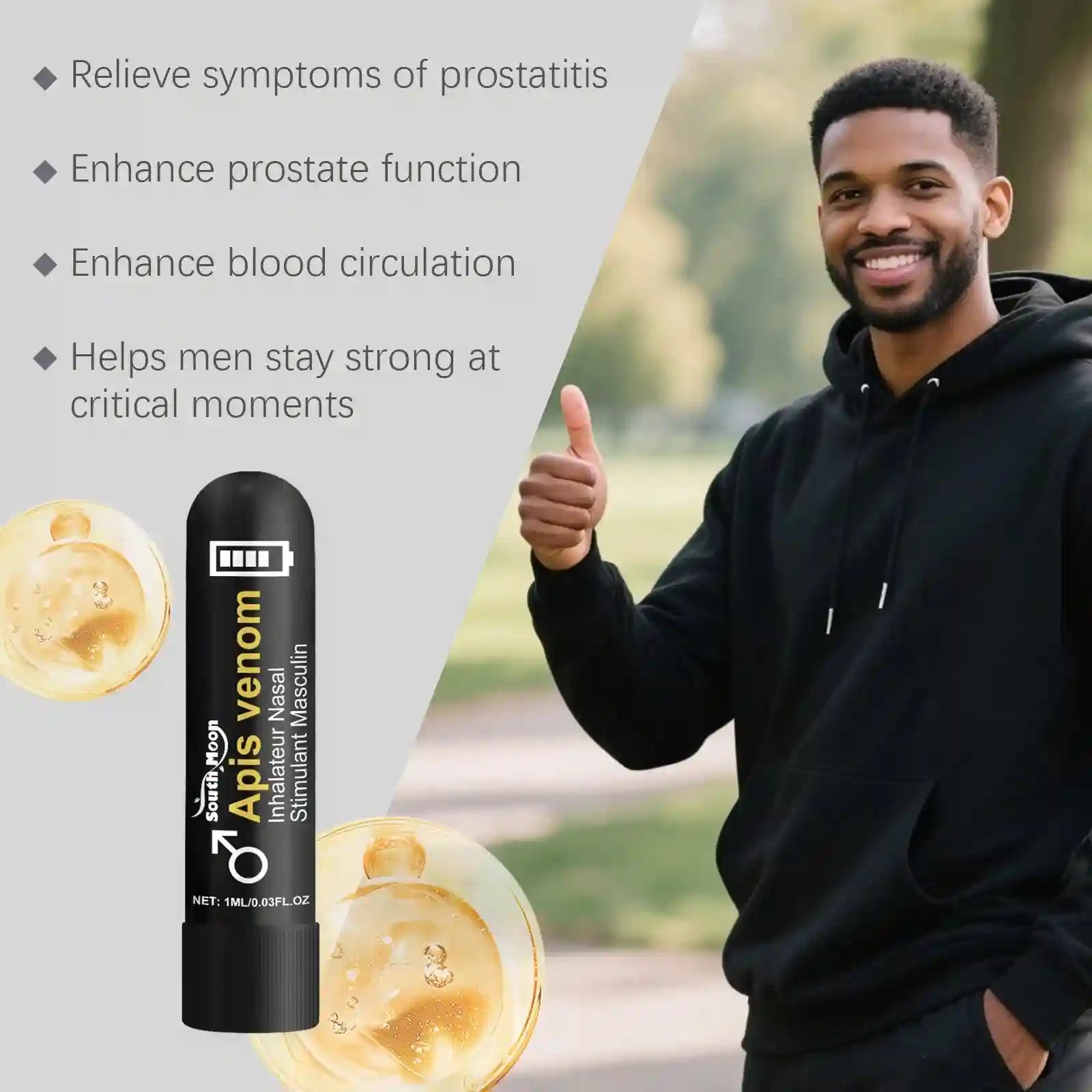 Nasal Sniffing Stick for Men - Daily Lip Care and Nutritional Support Lip Care Tidesmit